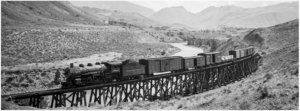 Nixon MoR - Engine 1902 YNP line near Gardiner Sep 1940