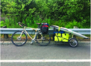 bike trailer for surfboards