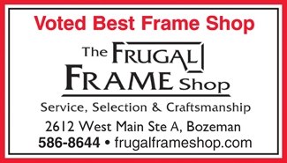 Frugal Frame Shop Best of Bozeman Best Frame shop 2021