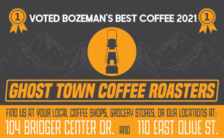 Ghost Town Coffee Roasters Best of Bozeman Best coffee roasters 2021