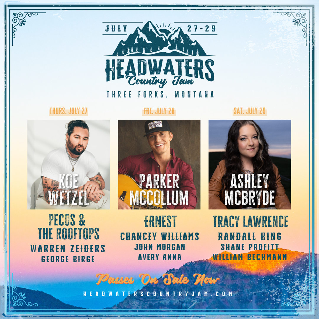 Koe Wetzel, Parker McCollum & Ashley McBryde to headline Country Jam ...