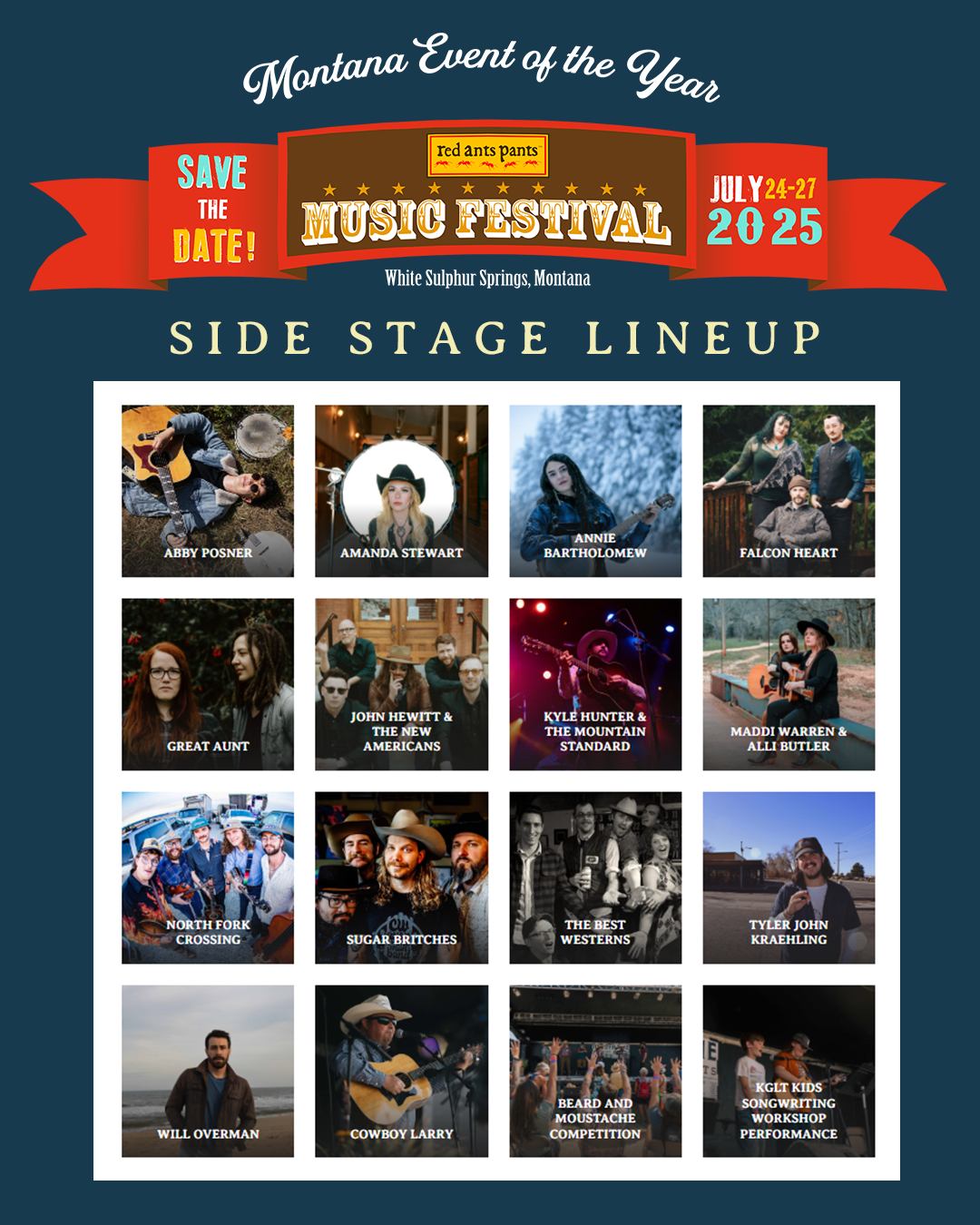 Red Ants Pants announces '25 side stage lineup - The BoZone